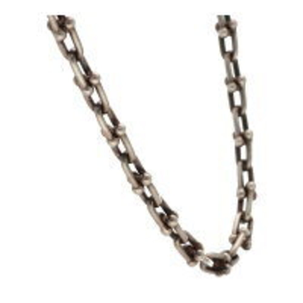 Tiffany Co HardWear Link Necklace Silver Chain